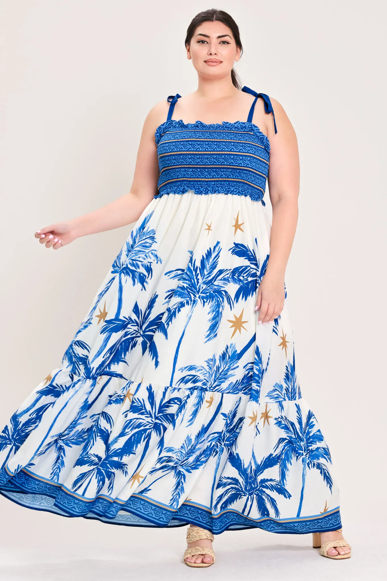 CURVE MAXI DRESSES | PLUS SIZE FLOWY STYLES | FLYING TOMATO  Flying Tomato