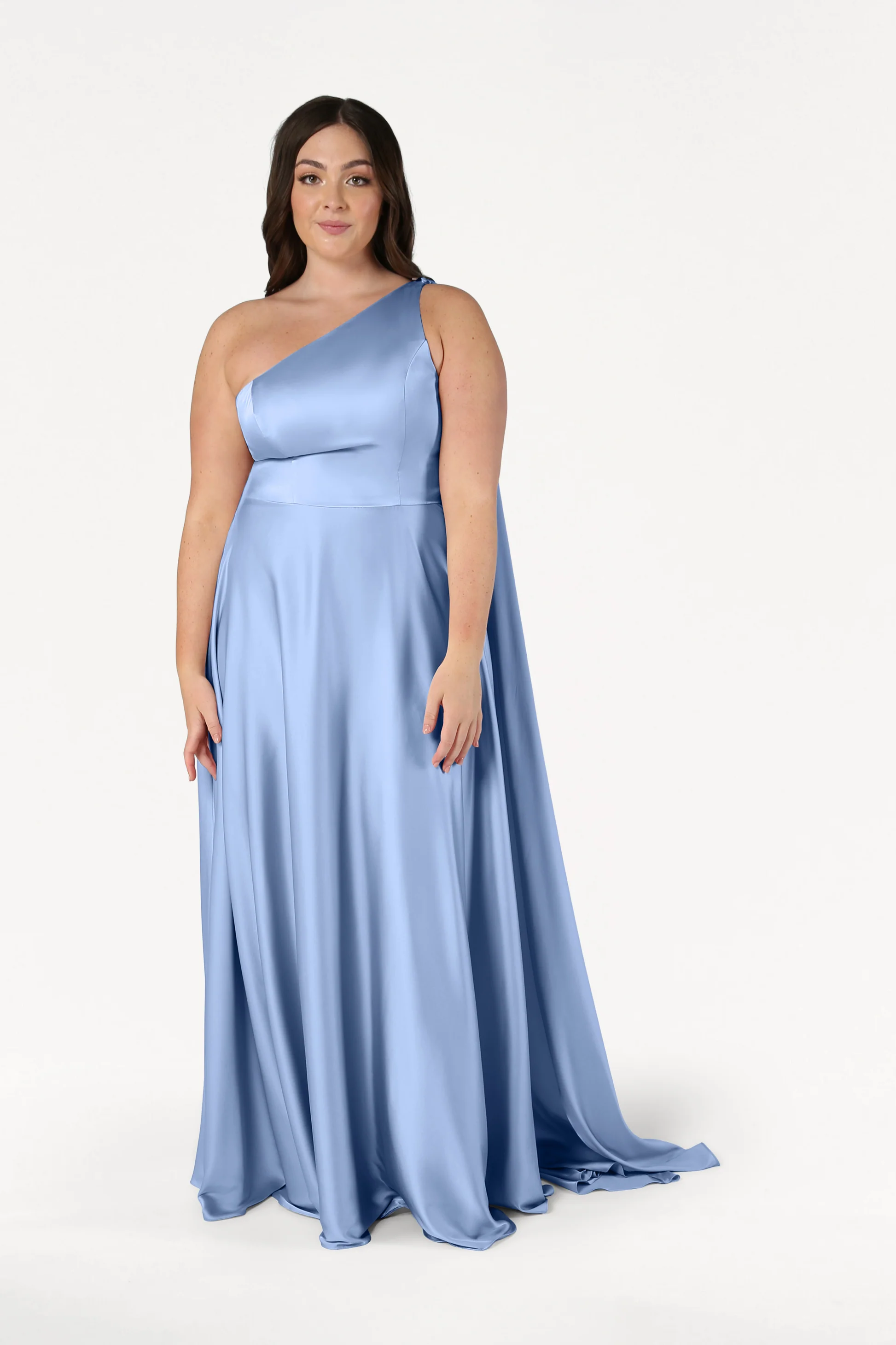 princess polly baby blue dress Bridesmaid Dresses in Plus Sizes main image 0